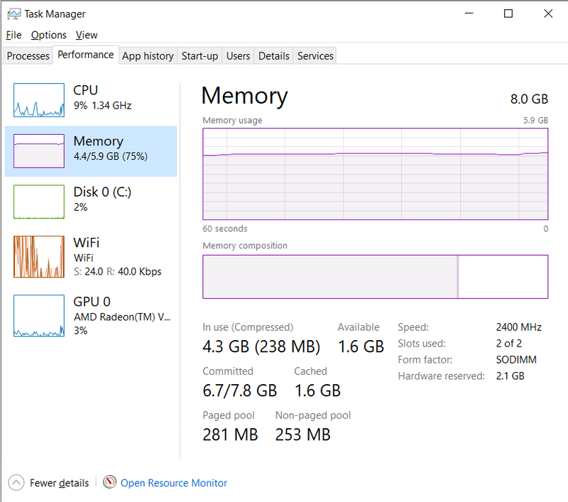 Windows 10 Showing Large amount of Hardware Reserved RAM - HP Support  Community - 7225768