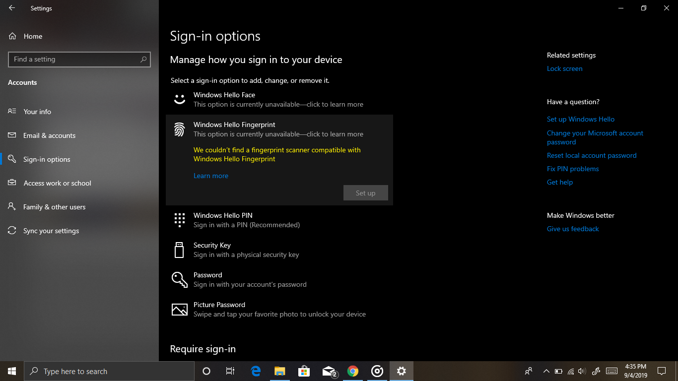 hp probook 440 G1 fingerprint scanner not working. HP Support