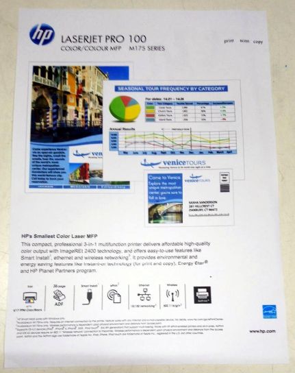 C/M/Y extra dots when printing picture - HP LaserJet 100 col... - HP  Support Community - 7230432