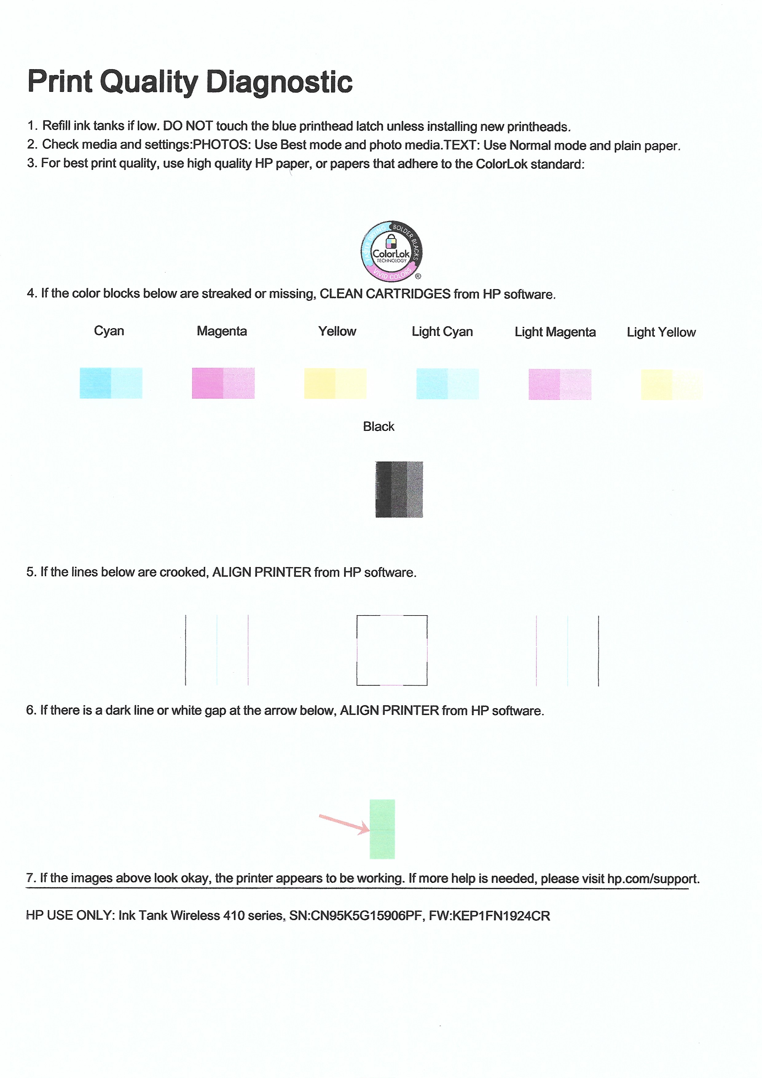 Solved: Bad Quality Black prints from Hp ink tank wireless 415 - HP Support  Community - 7238480