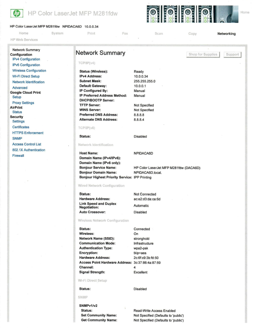 Solved: Laserjet won't connect to internet - HP Support Community - 7256598