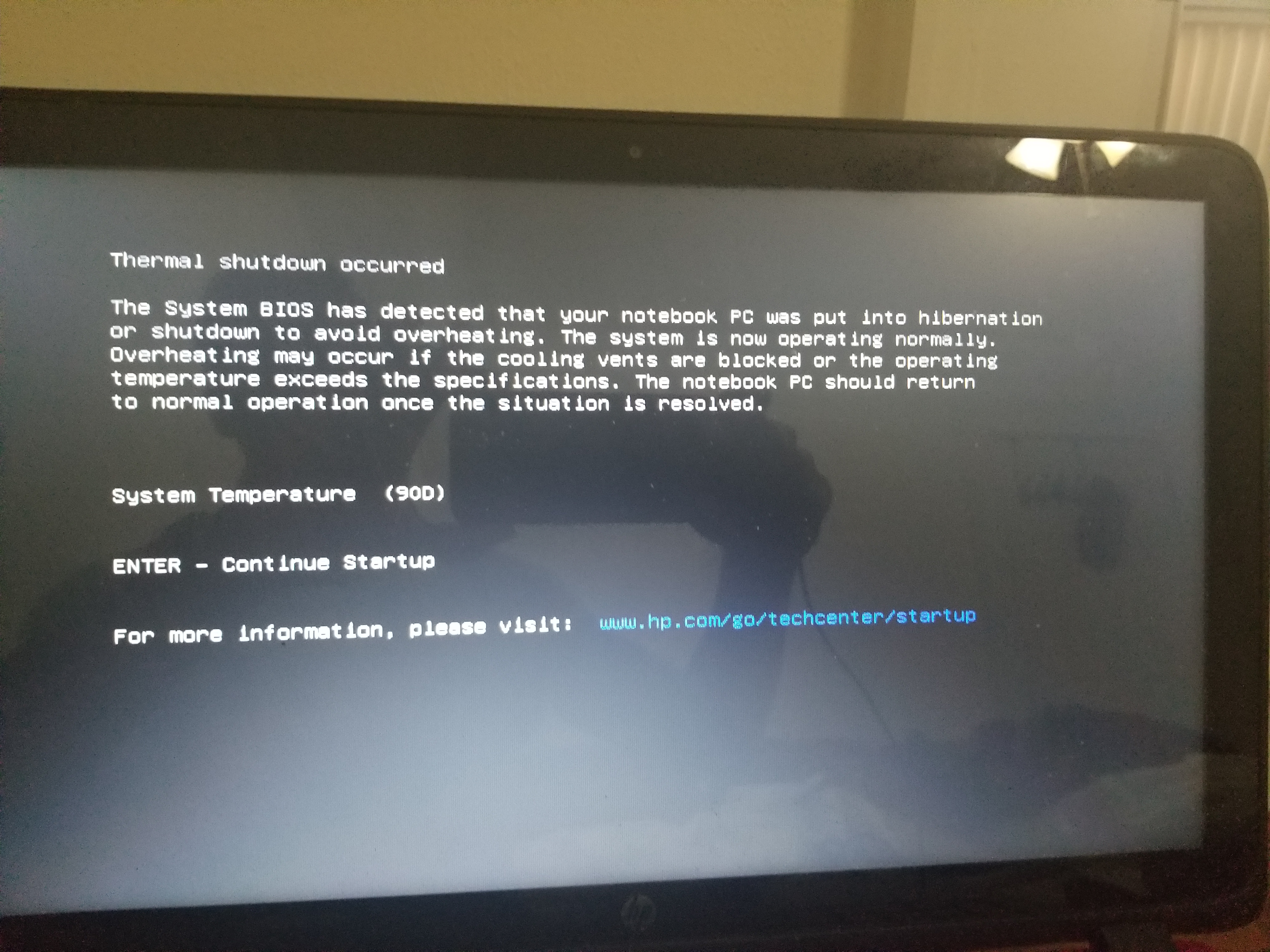 Solved: Laptop shuts down - HP Support Community - 7259556