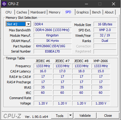 Solved Dram Frequency Reporting Just Under 1200 On Two 2666mhz