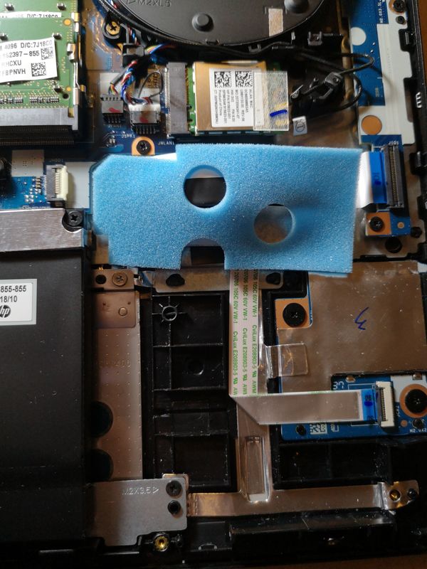 Space for SSD/HDD