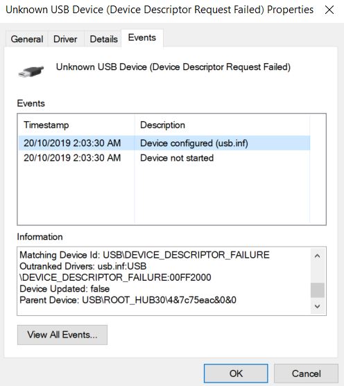 Solved: EGPU code 45 Device Descriptor Request Failed - HP Support  Community - 7276987