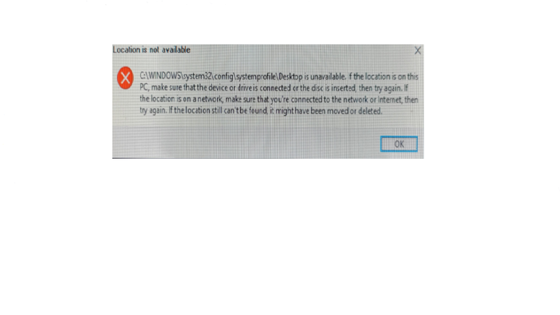 this error message is displayed whenever the laptop is booted up