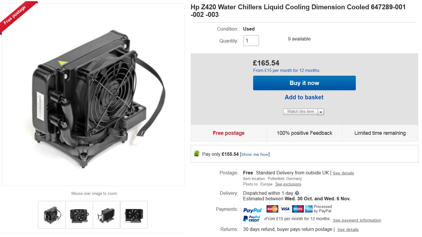 Solved: z420 with an e5-1620v2 and want to max out with a 8 core