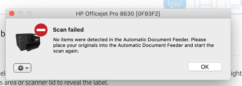 hp automatic document feeder problems