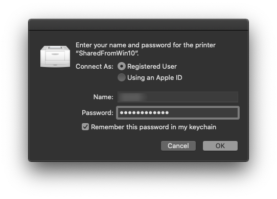 Mac Printer Hold For Authentication Catalina