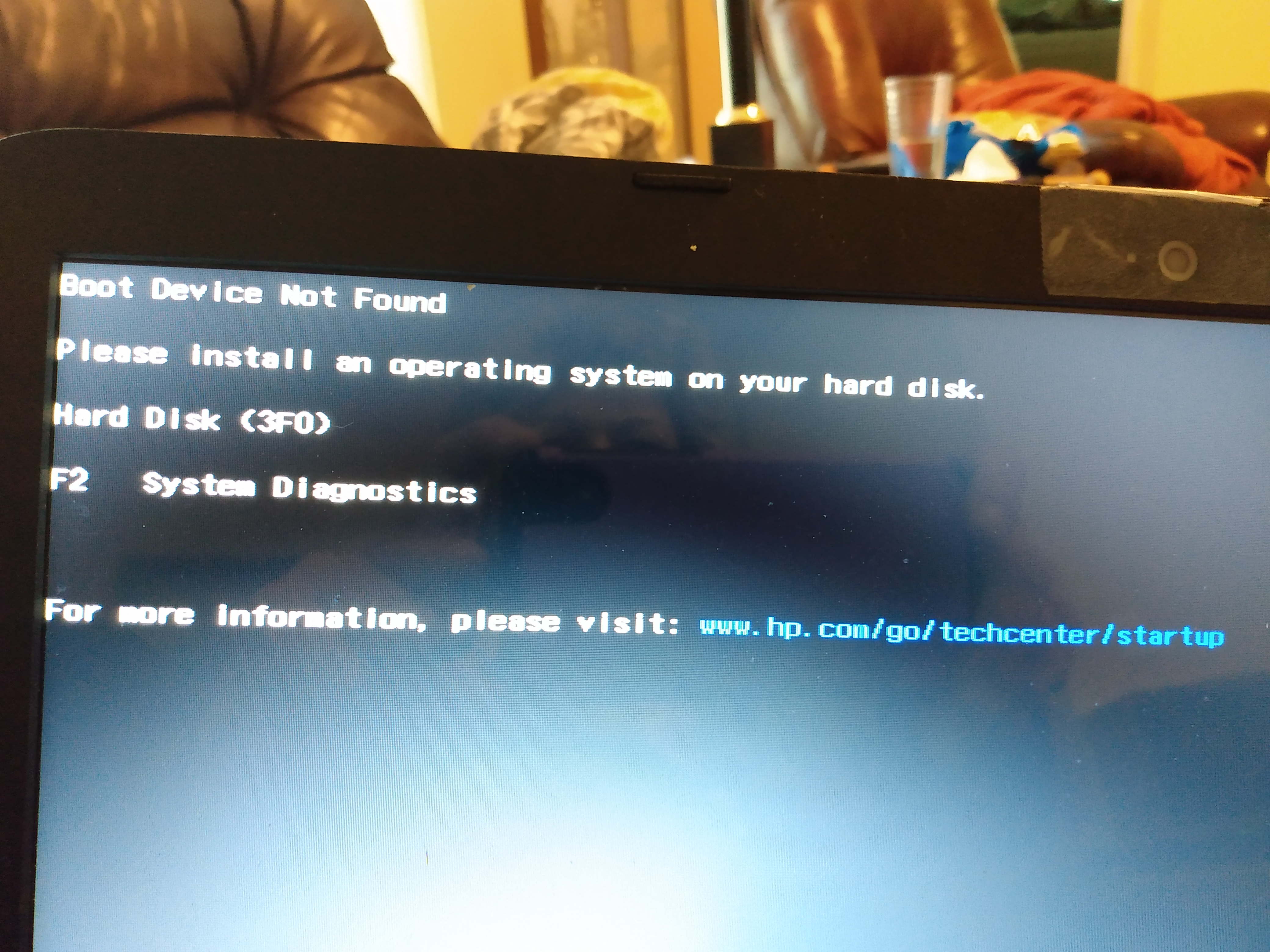 Solved: Blue screen asking for keyboard language on boot up - HP ...