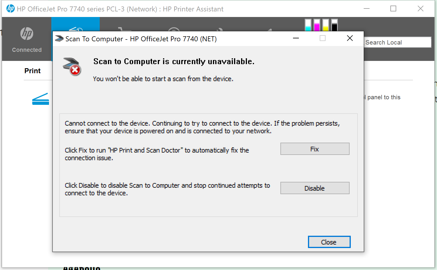 Solved: Scan to computer - HP Support Community - 7302669