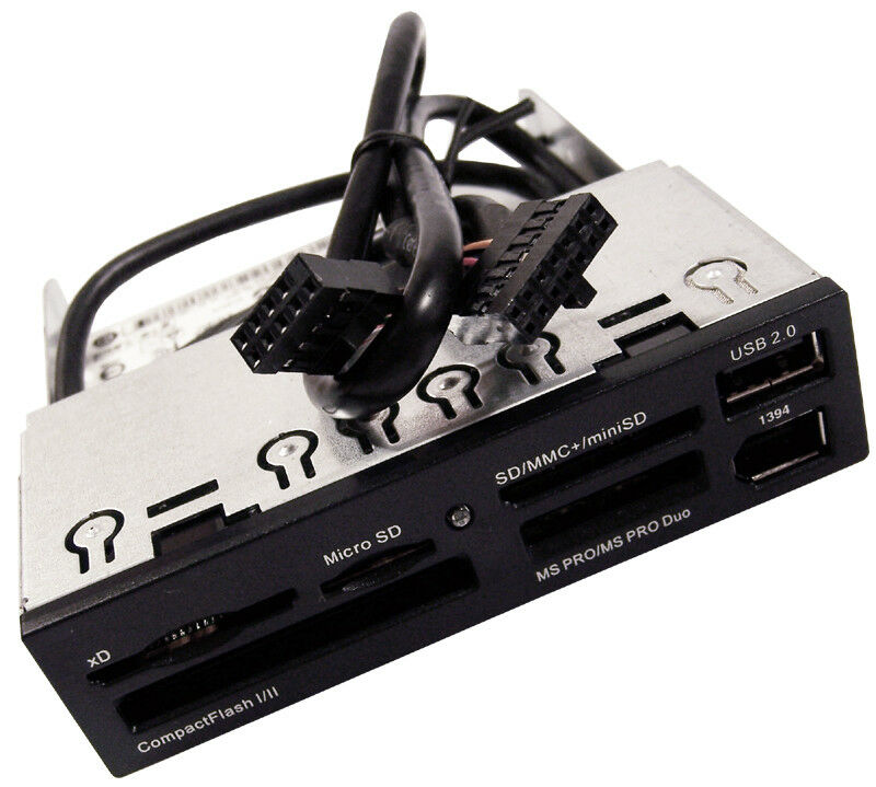 Where on the z420 mother board do I connect a card reader - HP