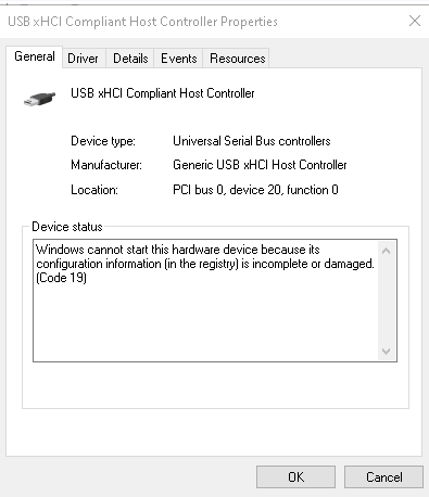 Windows 10 1909 USB Driver issue - HP Support Community - 7309457