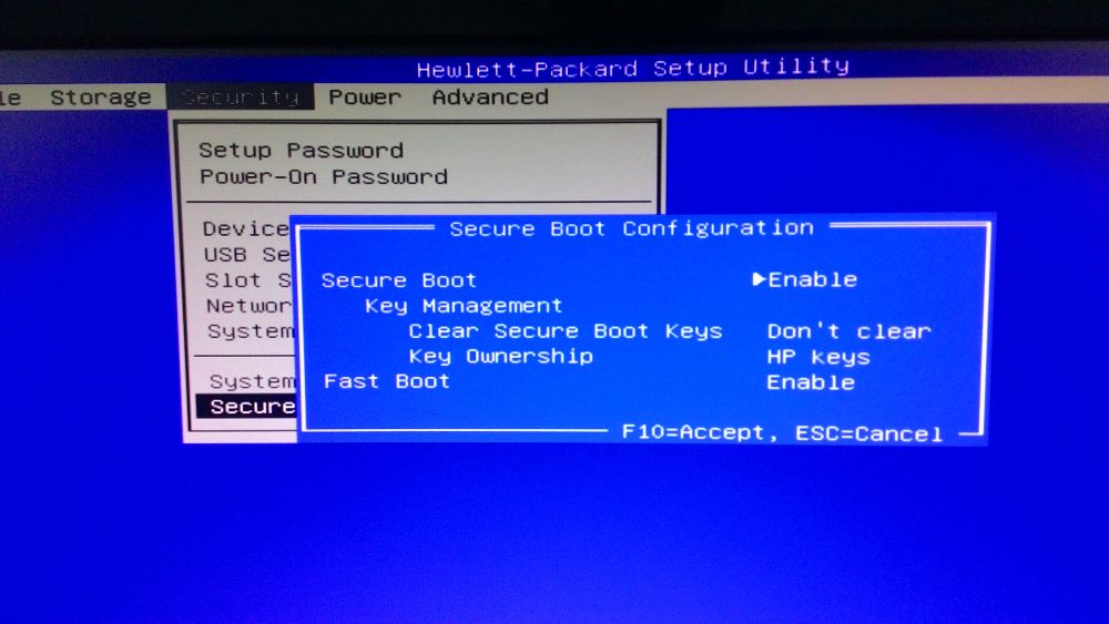 Solved Not Able To Enable Legacy Boot Missing Hp Support Community 5862048