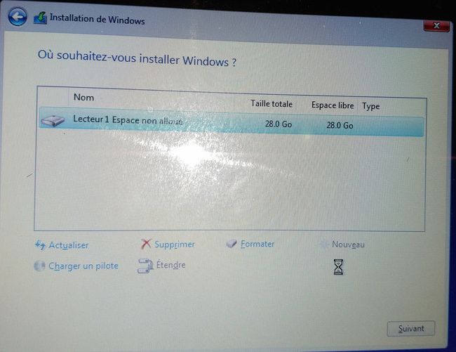 Windows 10 x64 install before partiion