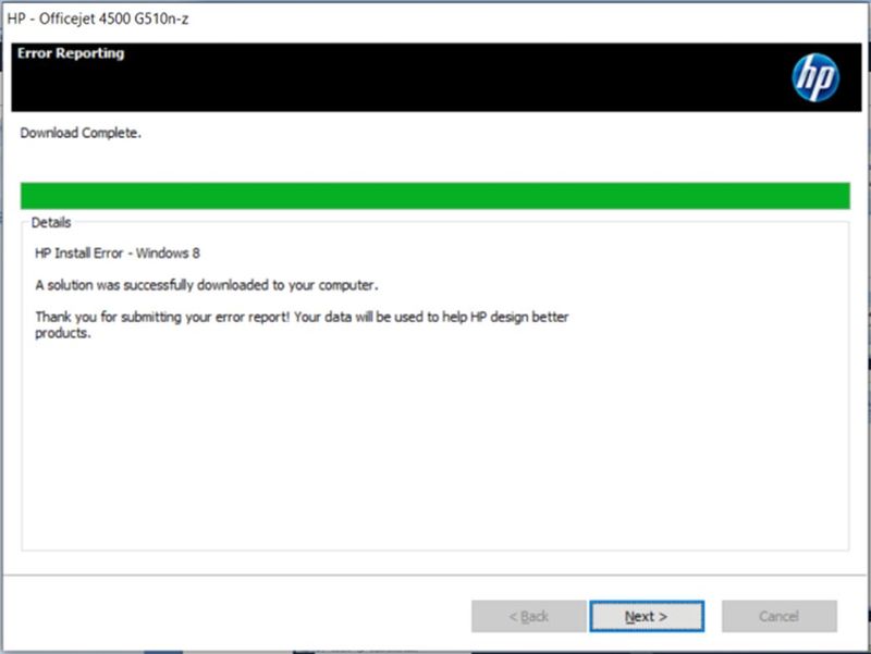 Officejet 4500 Installation Failure On Windows 10 Hp Support Community 7324016