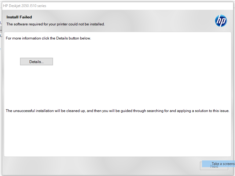 Can't install drivers for HP Deskjet 2050 j510 HELP! - HP Support Community  - 7332855