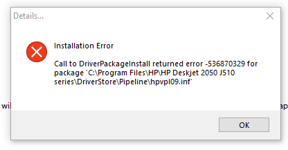 Can't install drivers for HP Deskjet 2050 j510 HELP! - HP Support Community  - 7332855