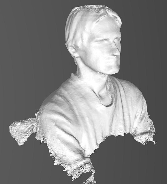 Self-portrait with xBox360 as 3D scanner