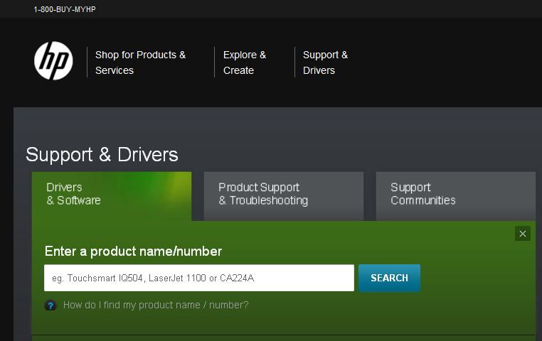 Choose Support & Driver screen.JPG