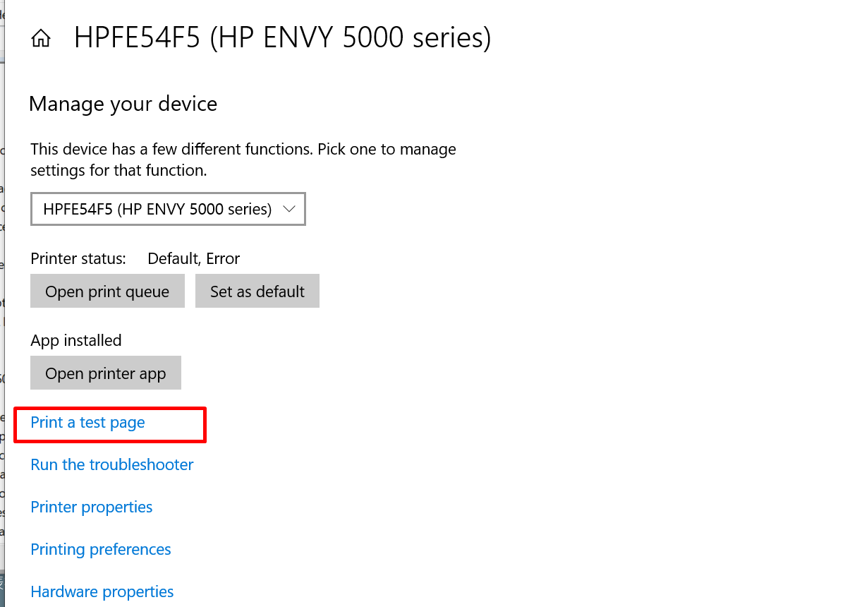 Solved: HP Envy 5000 series problem - HP Support Community - 7338455