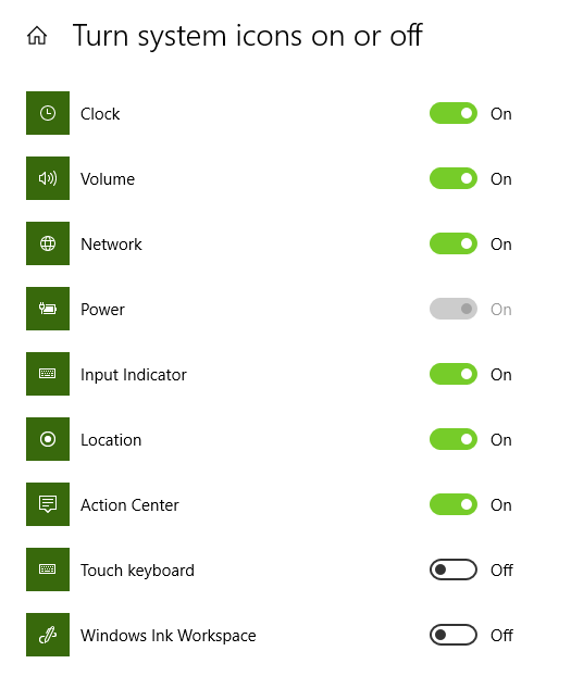 Wi-Fi and battery icons don't appear on the taskbar - HP Support ...