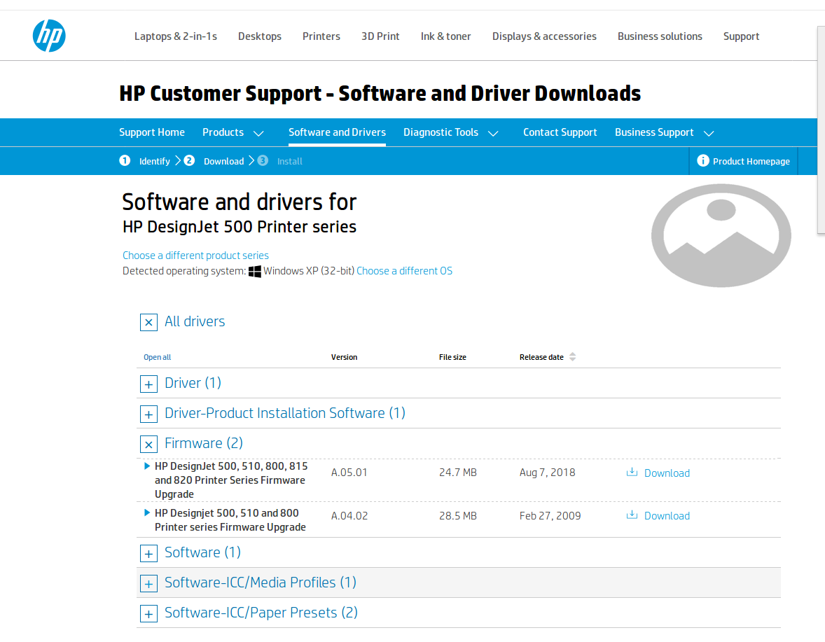 How to Upgrade HP DesignJet 500 from A02.03 Firmware HP Support