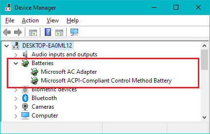 deleated microsoft ACPI compliant control method battery - HP Support  Community - 7354028