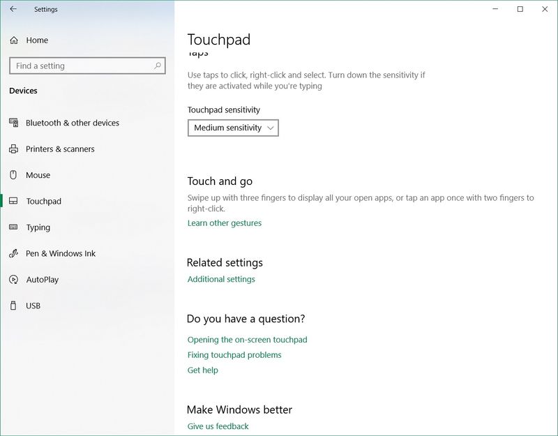 Want to switch to using twofinger scrolling from using the HP