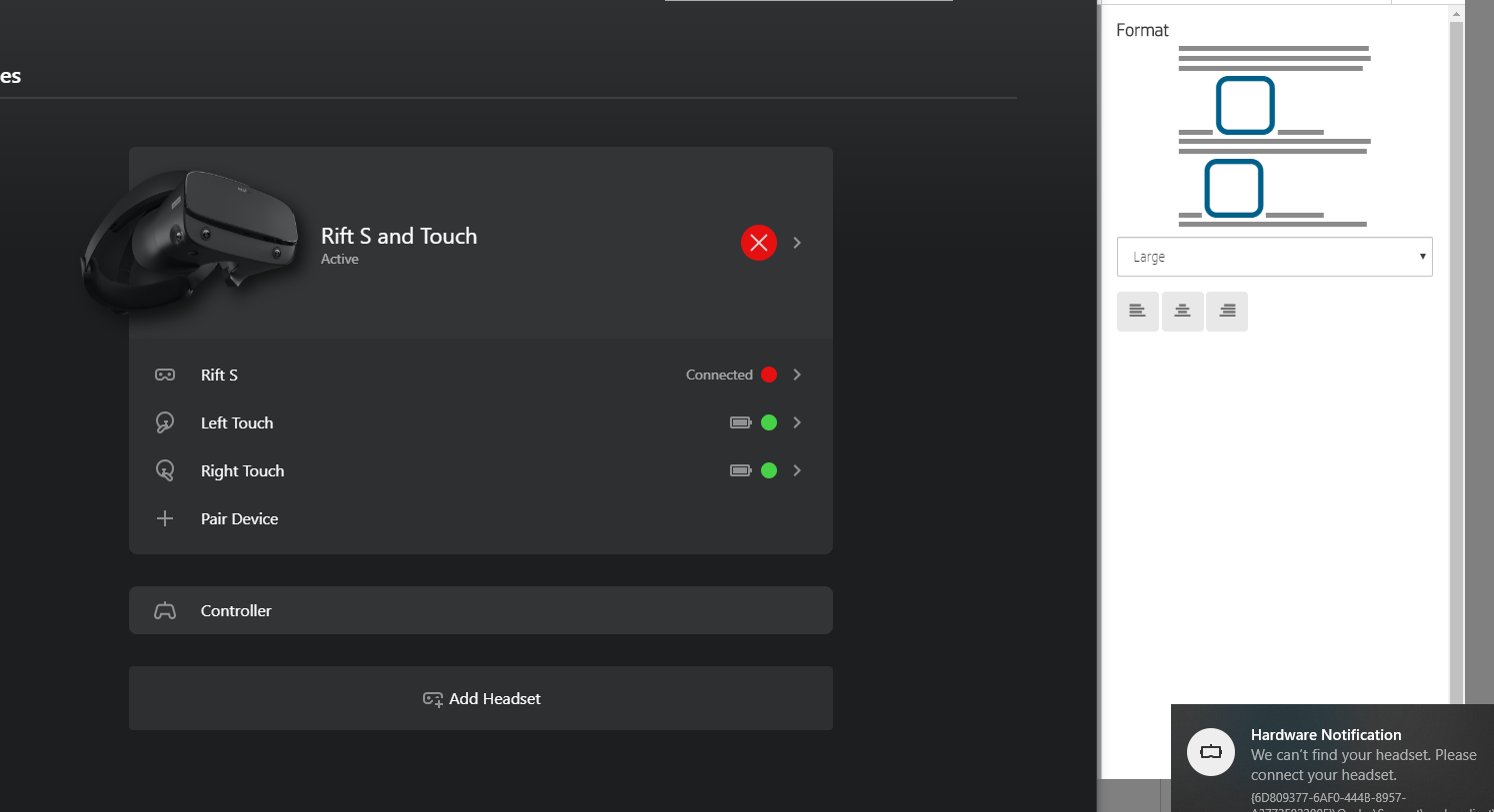 Sandsynligvis Regnskab Grundlægger USB ports failing to detect Oculus Rift S VR headset - HP Support Community  - 7362946