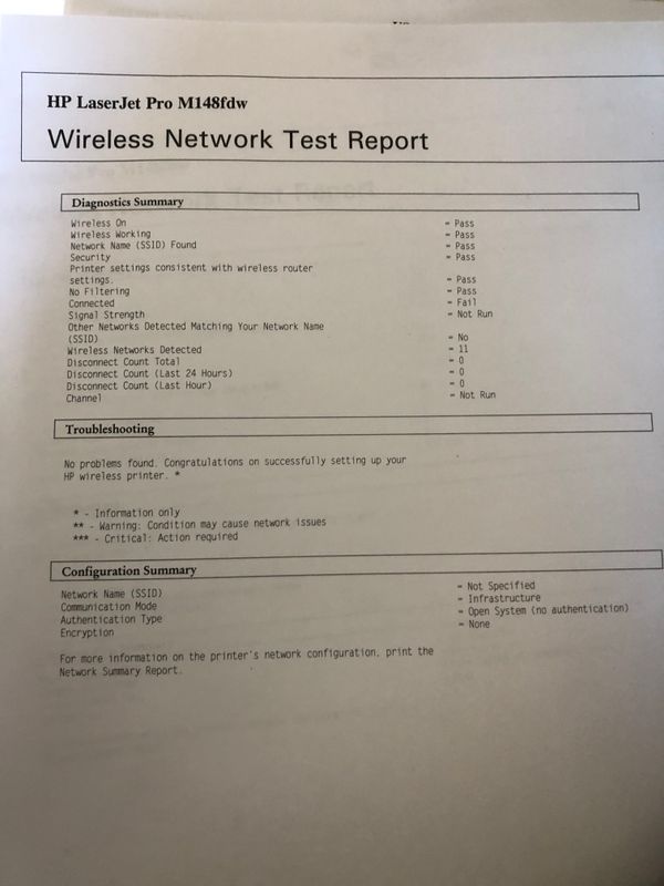 Wireless Network Test Report