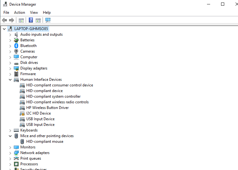 touchpad driver missing? HP Support Community 7383762