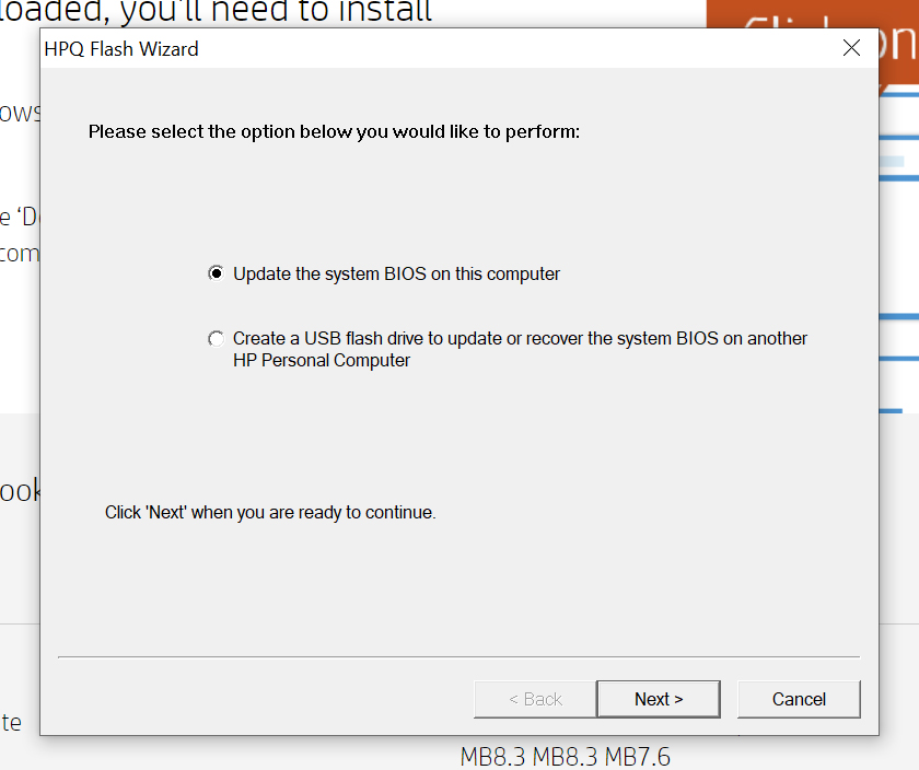 hp probook 6560b bios update windows 10
