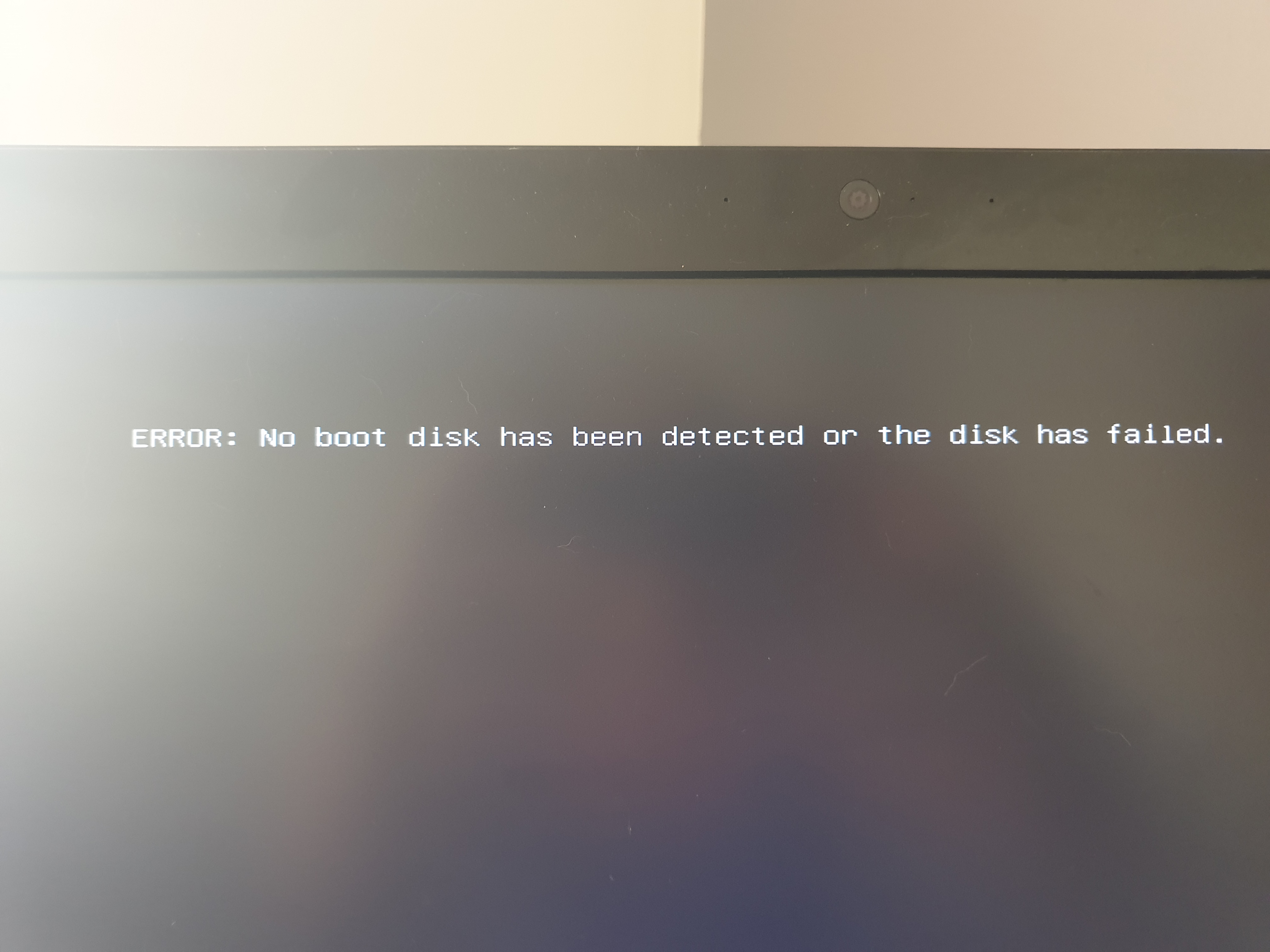 Error message after start up - HP Support Community - 7450433