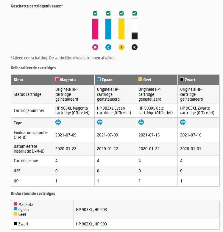 HP Officejet 6950 print no color anymore HP Support Community 7451773