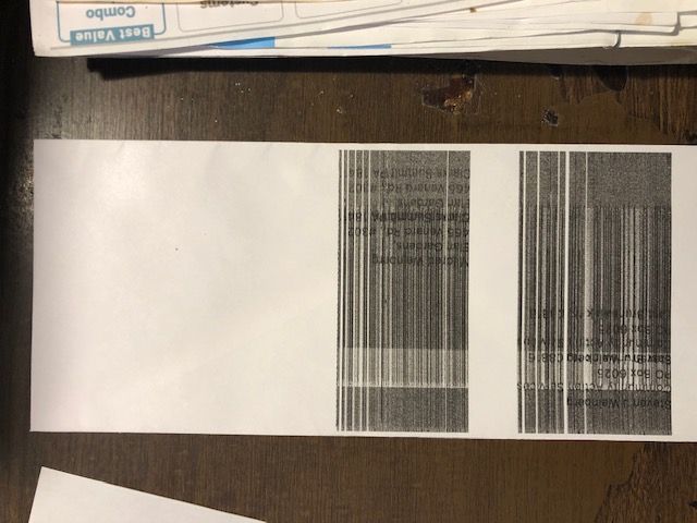 0No luck tonight.  I guess reloading the printer did not work.  Any other ideas.  The second time I printed this envelope, as always it came out fine.