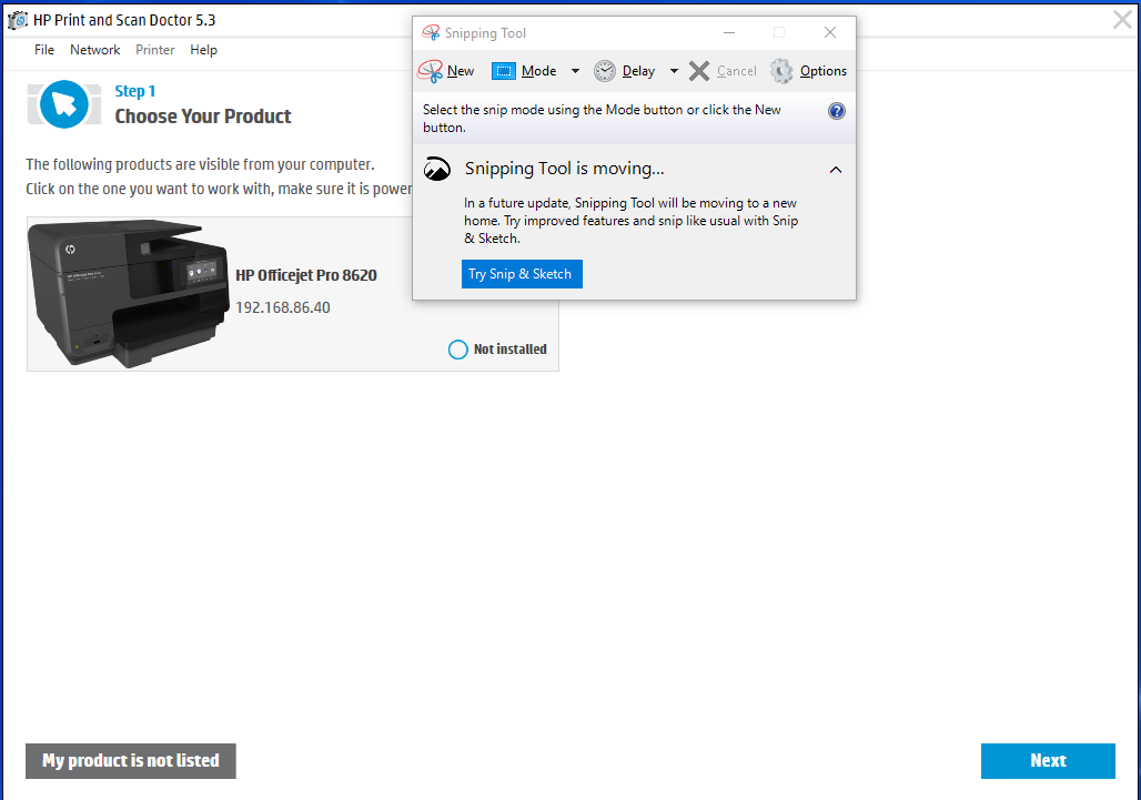 cannot get my hp 8620 officeJet to install wireless - HP Support ...