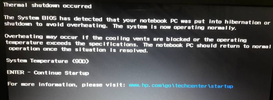 Overheating? - HP Support Community - 7473430