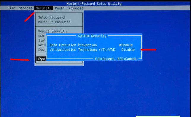 Solved Does The Hp P7 1267c Support Intel Vt X Hp Support Community