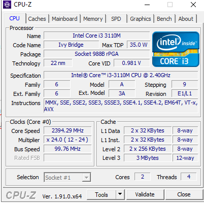 HP Probook 6570B CPU Upgrade - HP Support Community - 7486961