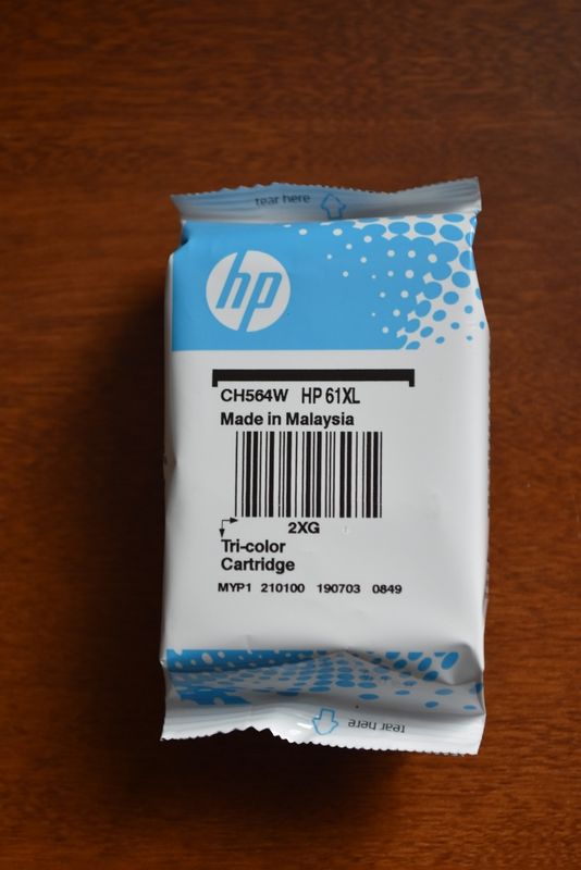 Expiration dates of HP 61XL Tri-color cartridges - HP Support Community -  7487529