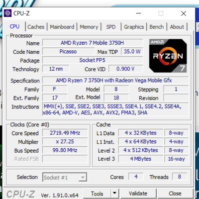 Ryzen 7 3750H fan and RX Vega 10 Graphics random 100% GPU - HP Support  Community - 7496105
