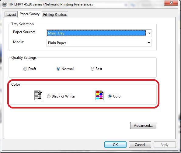 what does grayscale mean on printer