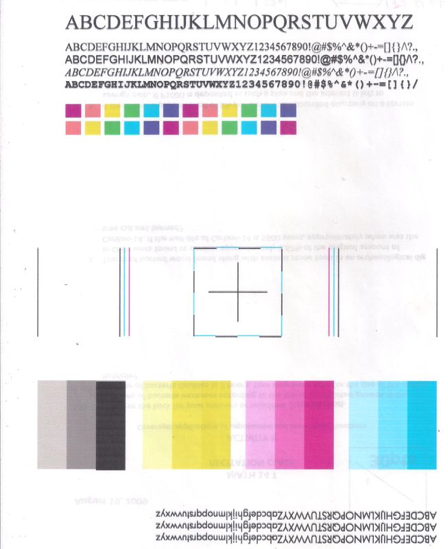 F4280. Cartridge align done. photocopy color print with shad... - HP ...