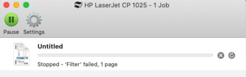Solved: HP LaserJet CP 1025 and High Sierra - HP Support Community - 7503625