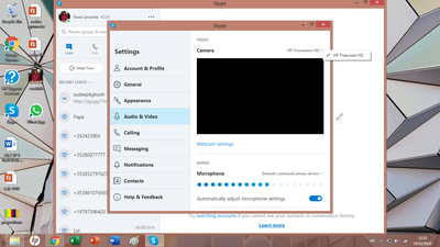 truevision HD webcam Windows 8 doesn't work on Skype - HP Support Community  - 7509461