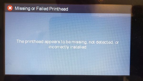 hp officejet 8620 printer failure