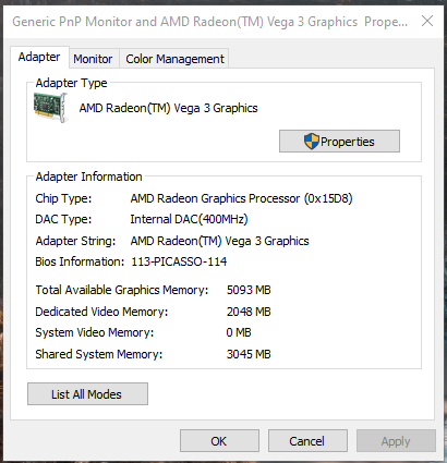 Solved: System shared memory on VEGA 3 - HP Support Community - 7511905