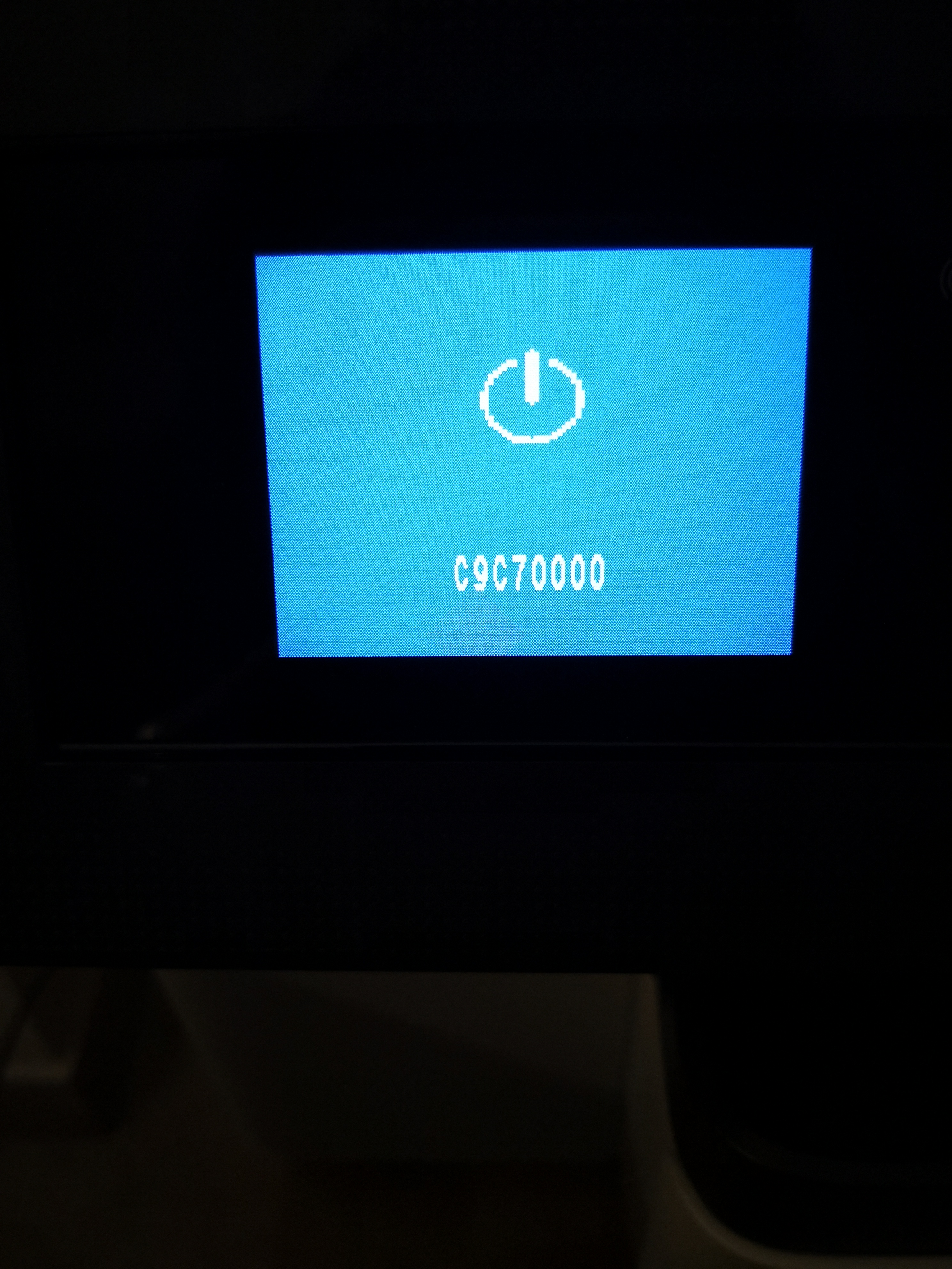 c9c70000 code on hp printer