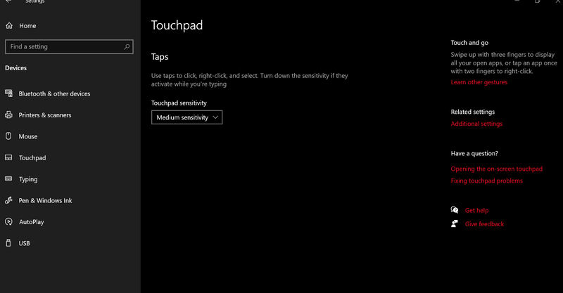Touchpad Gestures Not Working - HP Support Community - 7518301